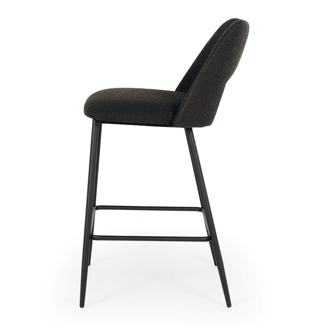 Cinderella Barstool Boucle Anthracite