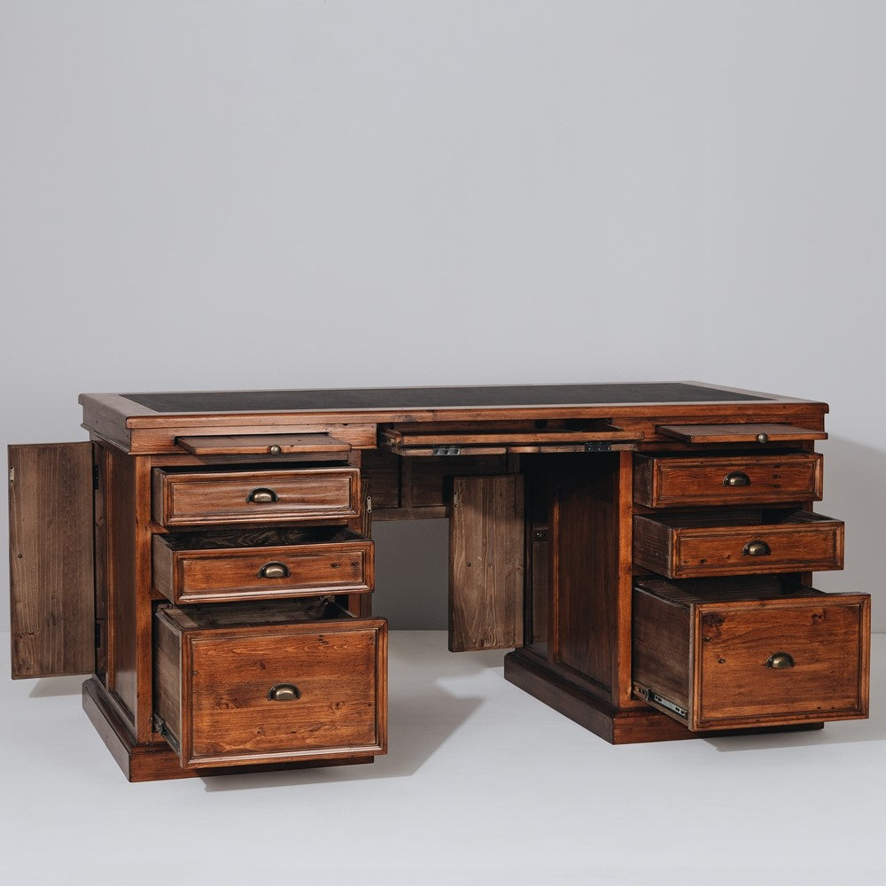 Irish Coast Office 6 Drawer Desk