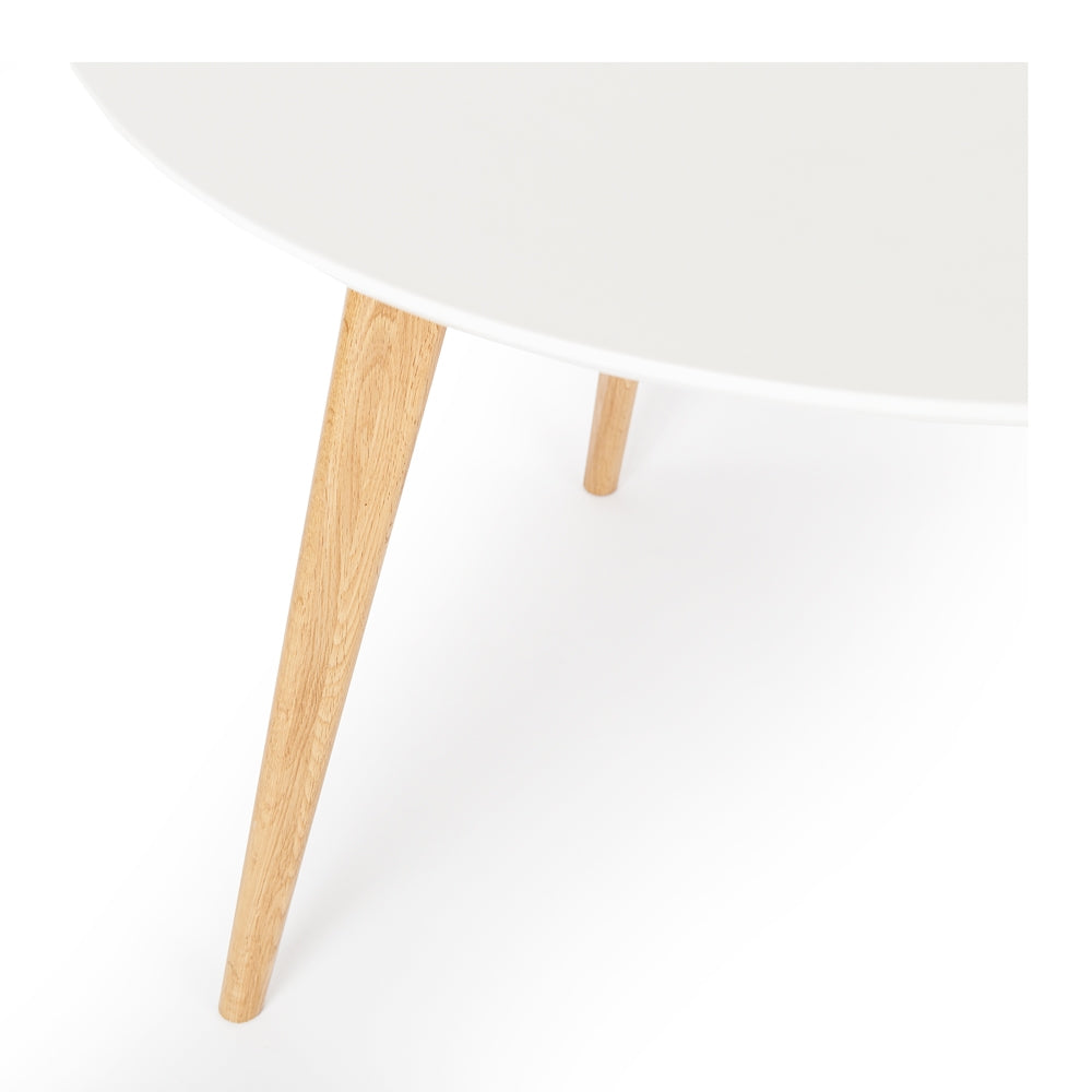 Radius 1m rd dining table (White Top)