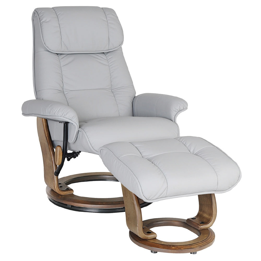 Torcello Full Leather Relax Chair Black
