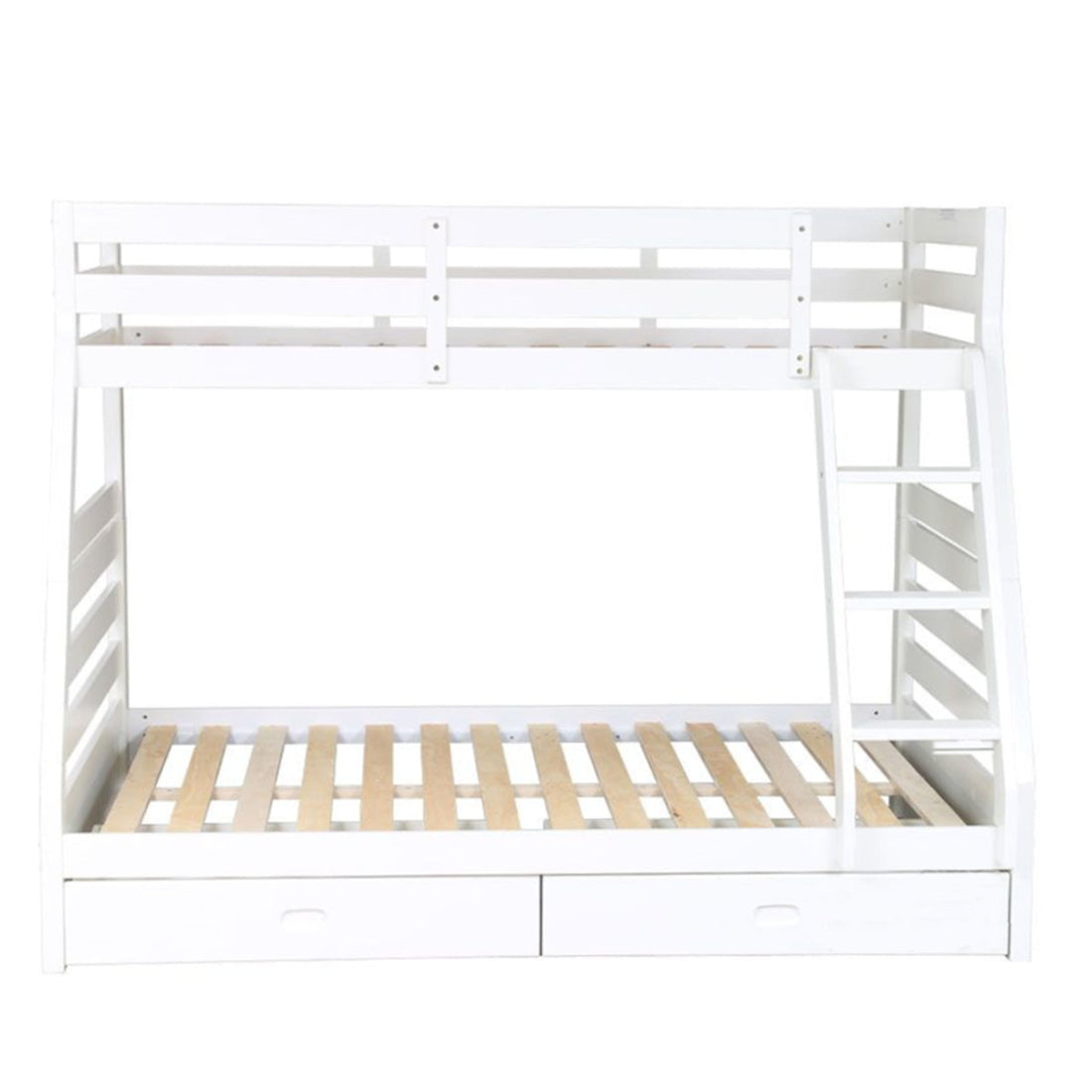 Classic Bunk Bed White(S+D) with drawers