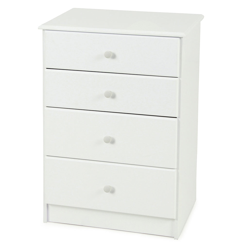 Kingston 4 Drawer Tallboy - White