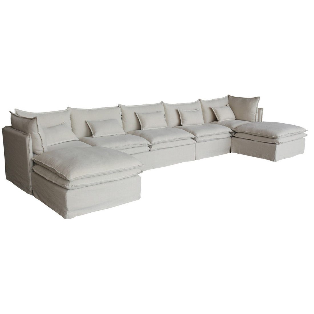 Malta Cushion Sectional Ottoman