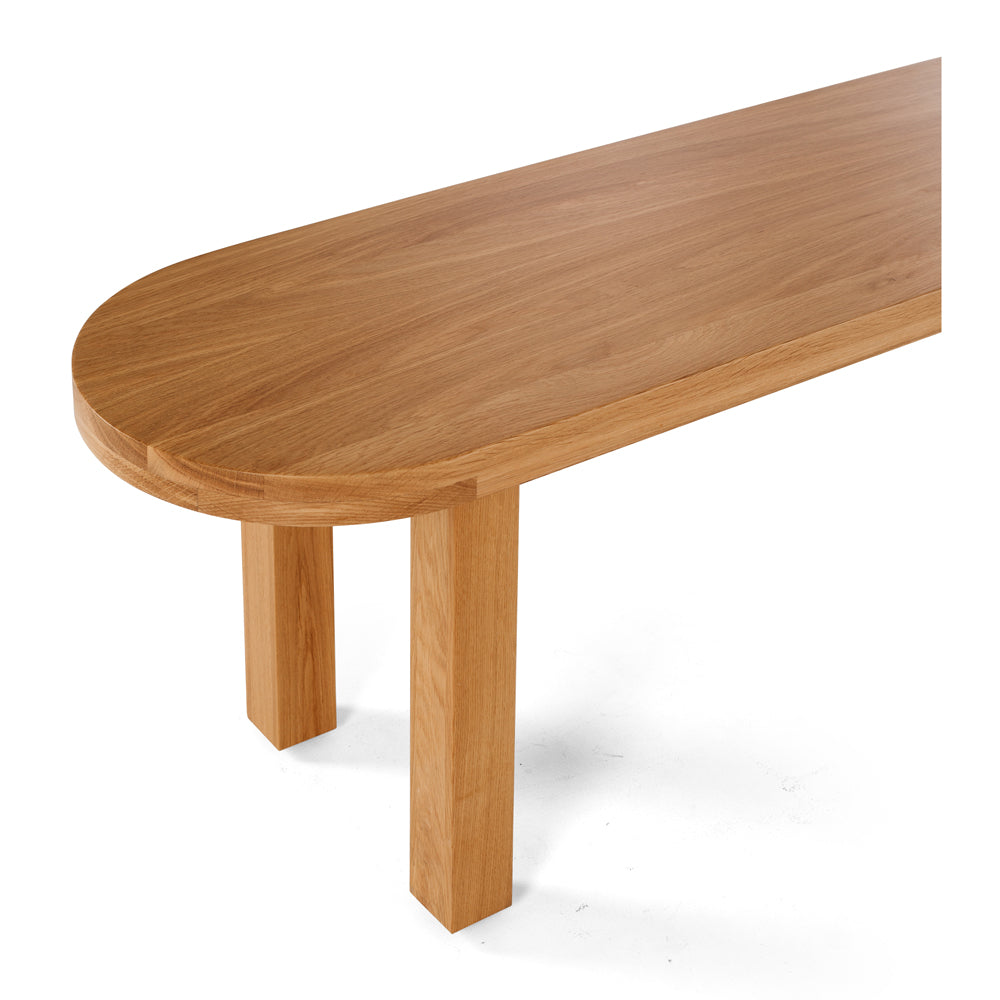Arc bench (Natural Oak)