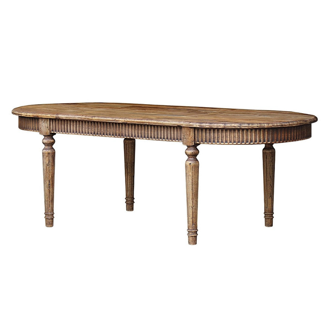 Vintage Elm Oval Dining Table - CF8245