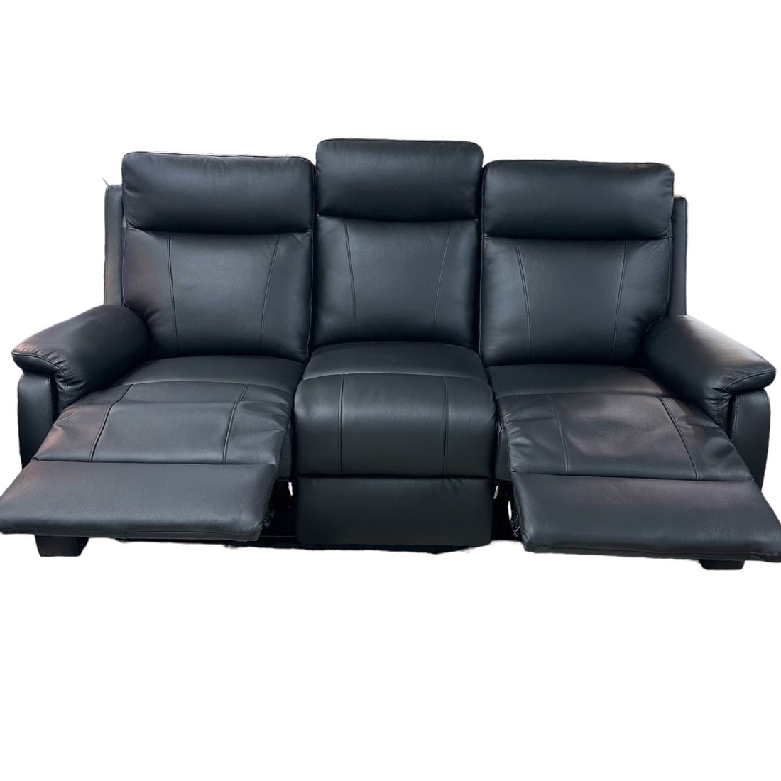 Roberto 3 Seater Leather Recliner Sofa by John Young