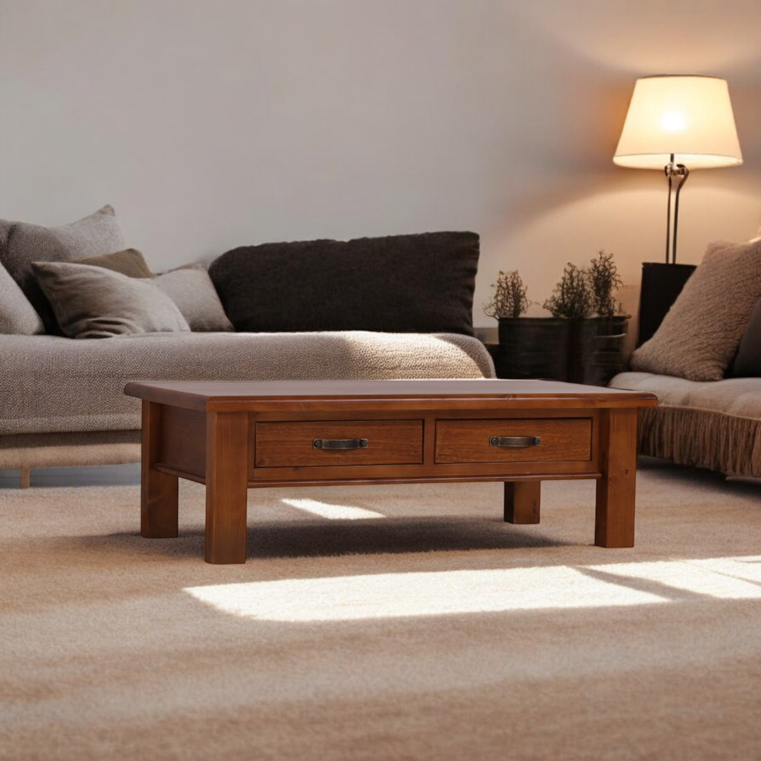 Settler 2Drw Coffee Table with Legs
