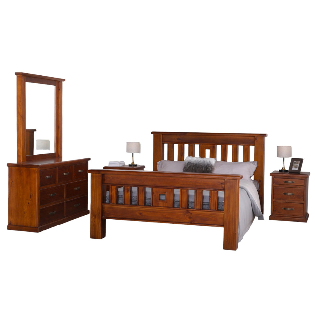 Settler 7Drw Dresser and Mirror
