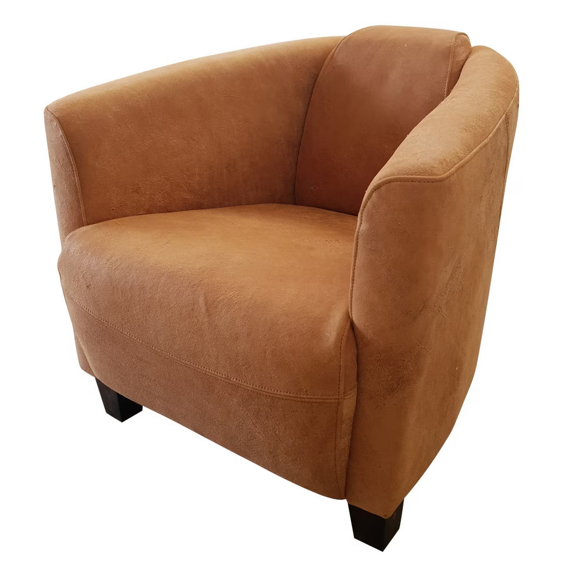 Vanguard Occasional Chair – Destroyed Camel