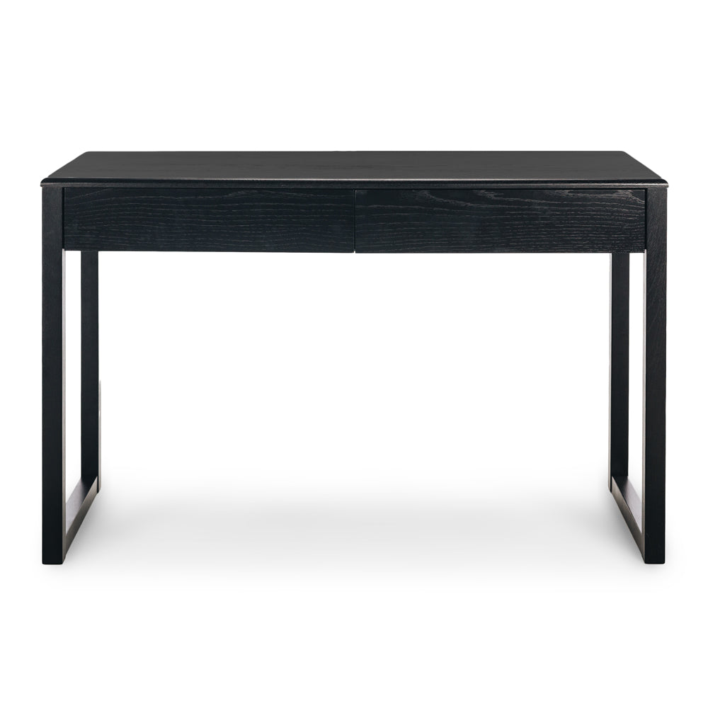 Avalon Natural Black Oak Desk (Oak Top)