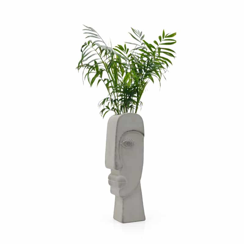 Resin Island Face Vase  38cm