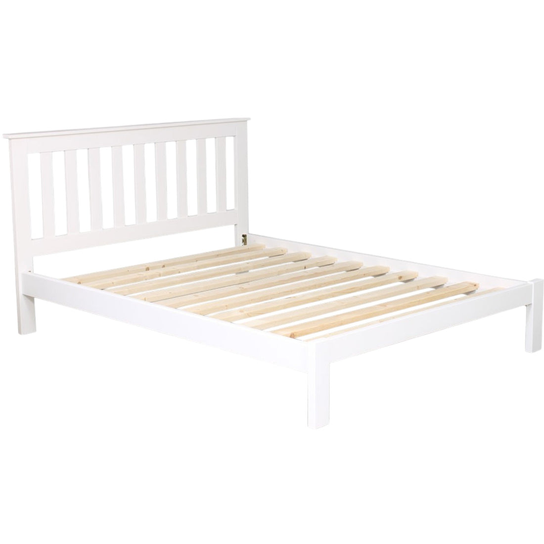Nero Queen Bed White
