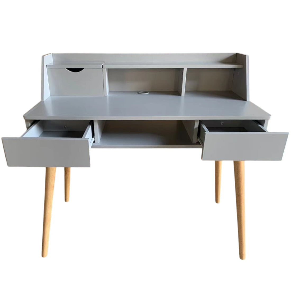 Creativo Stylish Desk with 2Drw - Grey