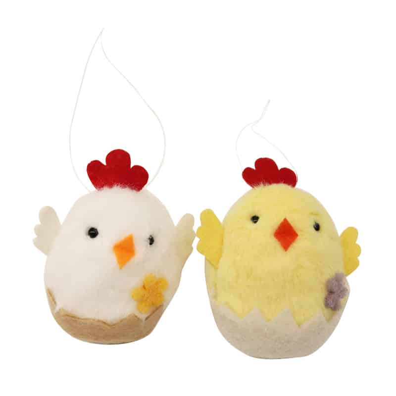 Moritz Easter Chicks in Eggshell Hanger Style 5