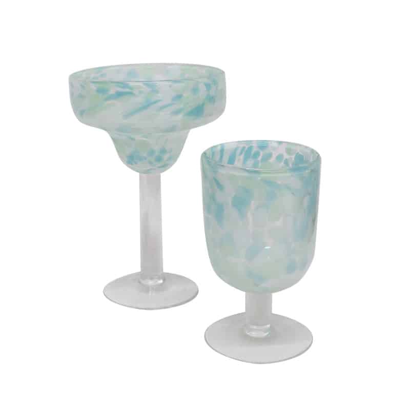 Glass Multi Colour Champagne Glass