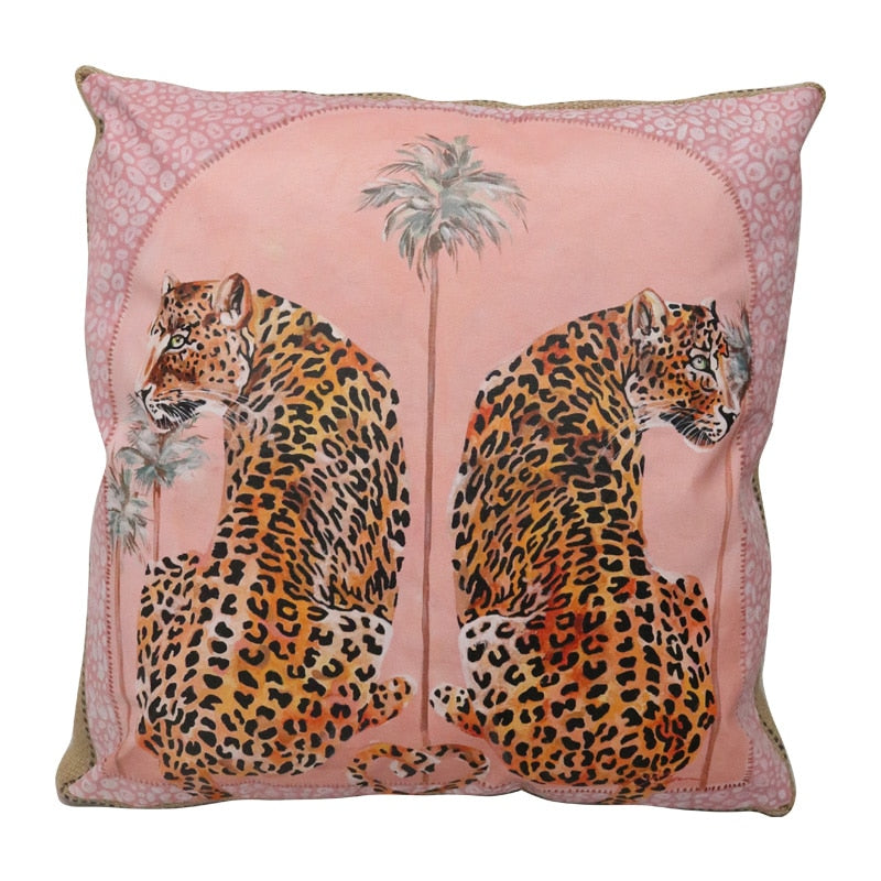 Art Cushion Leopard