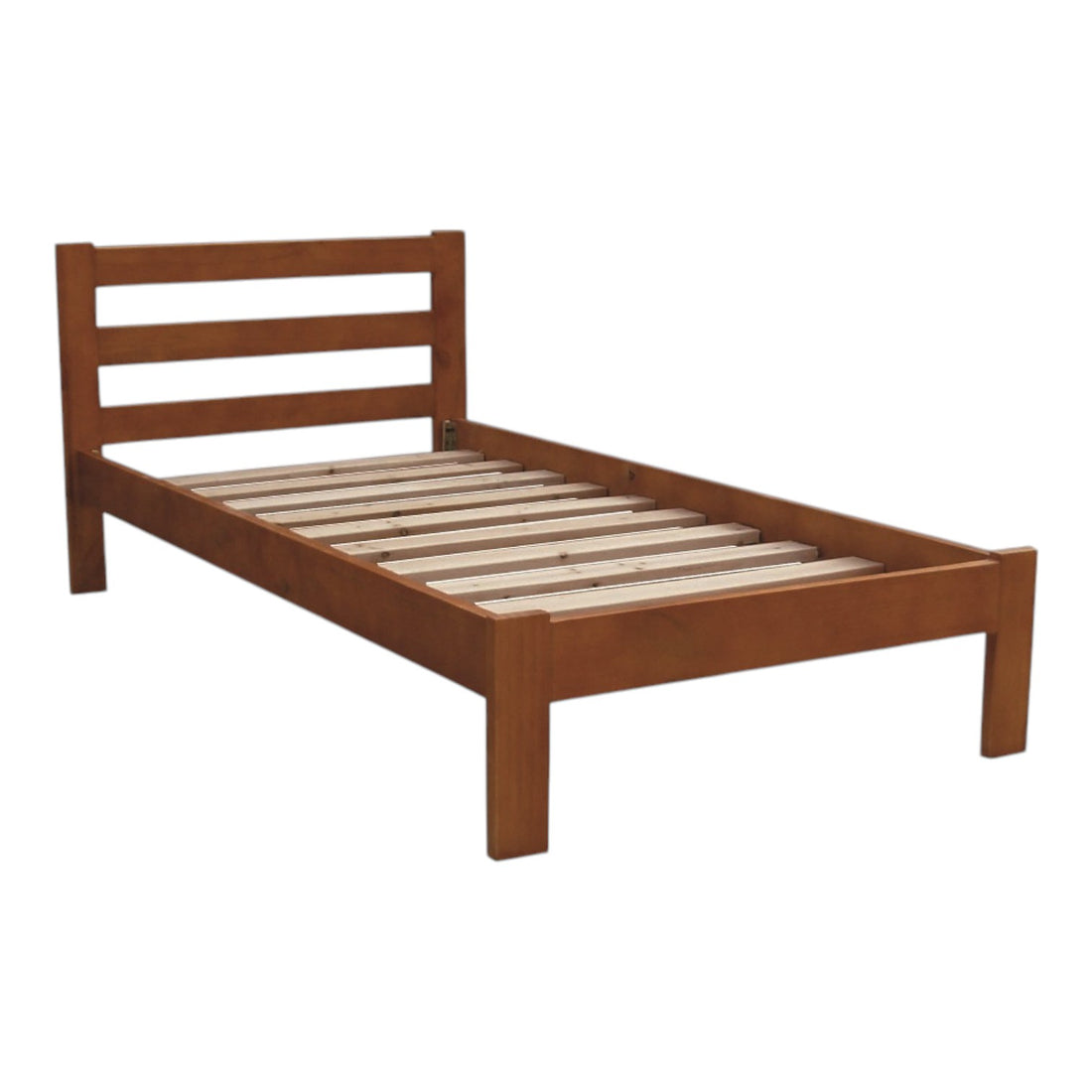 Gina Queen Bed Frame Warm Honey