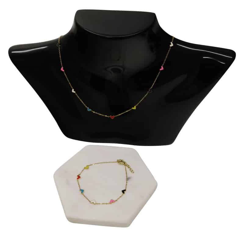 Stainless Steel Enamel Bracelet