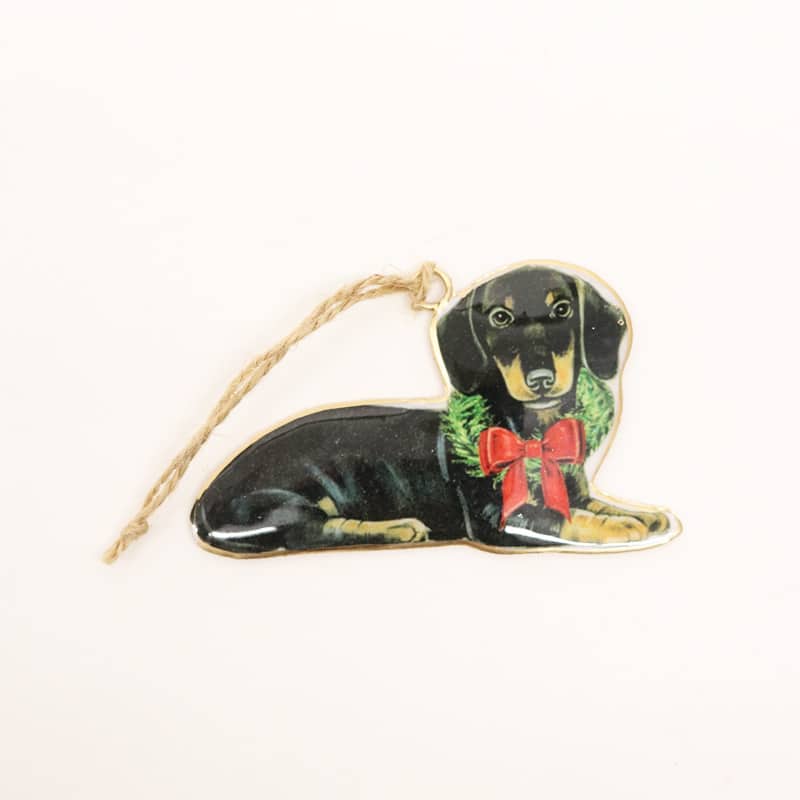 Vintage Single Daschund Hanger