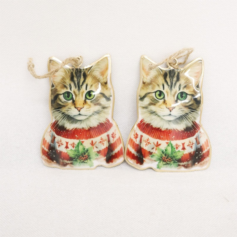 Vintage Cats w Jumper Hangers 2 asstd