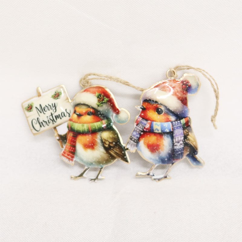 Vintage Birds #2 Hangers 2 asstd