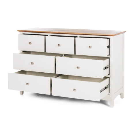Jessica 3 over 4 Dresser Oak Top