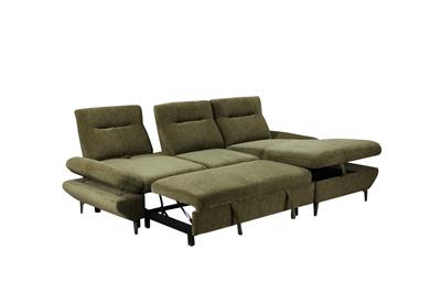 Capella 2 Seater Chaise Right Hand Facing (Green)