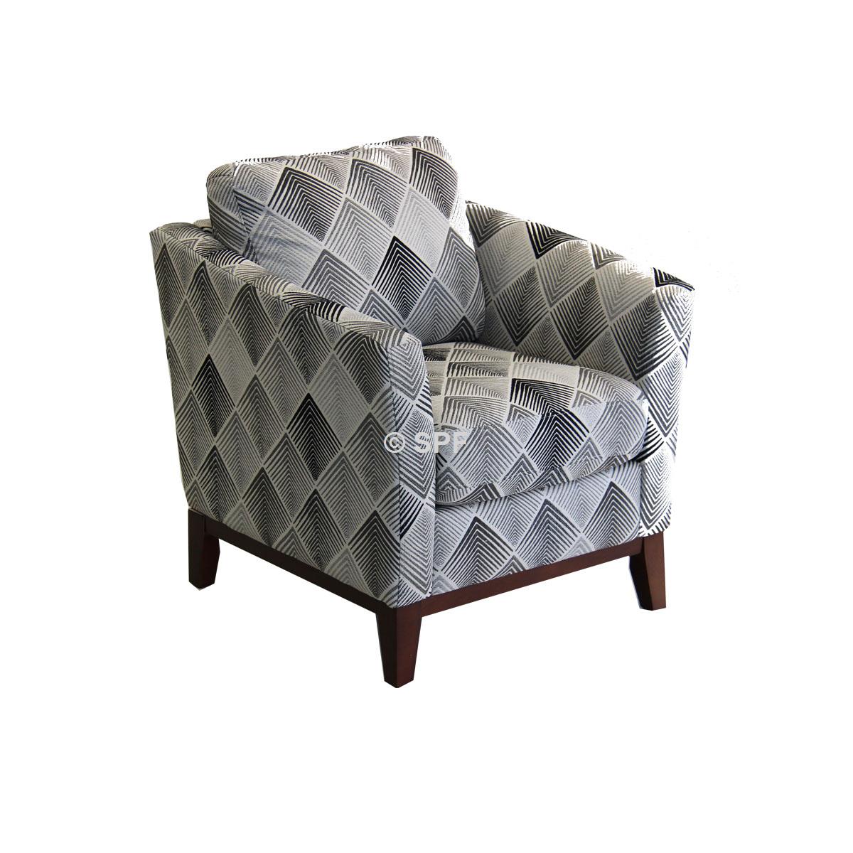 Rosa Accent Chair (Lagoon Black) | SuperPrice Furniture