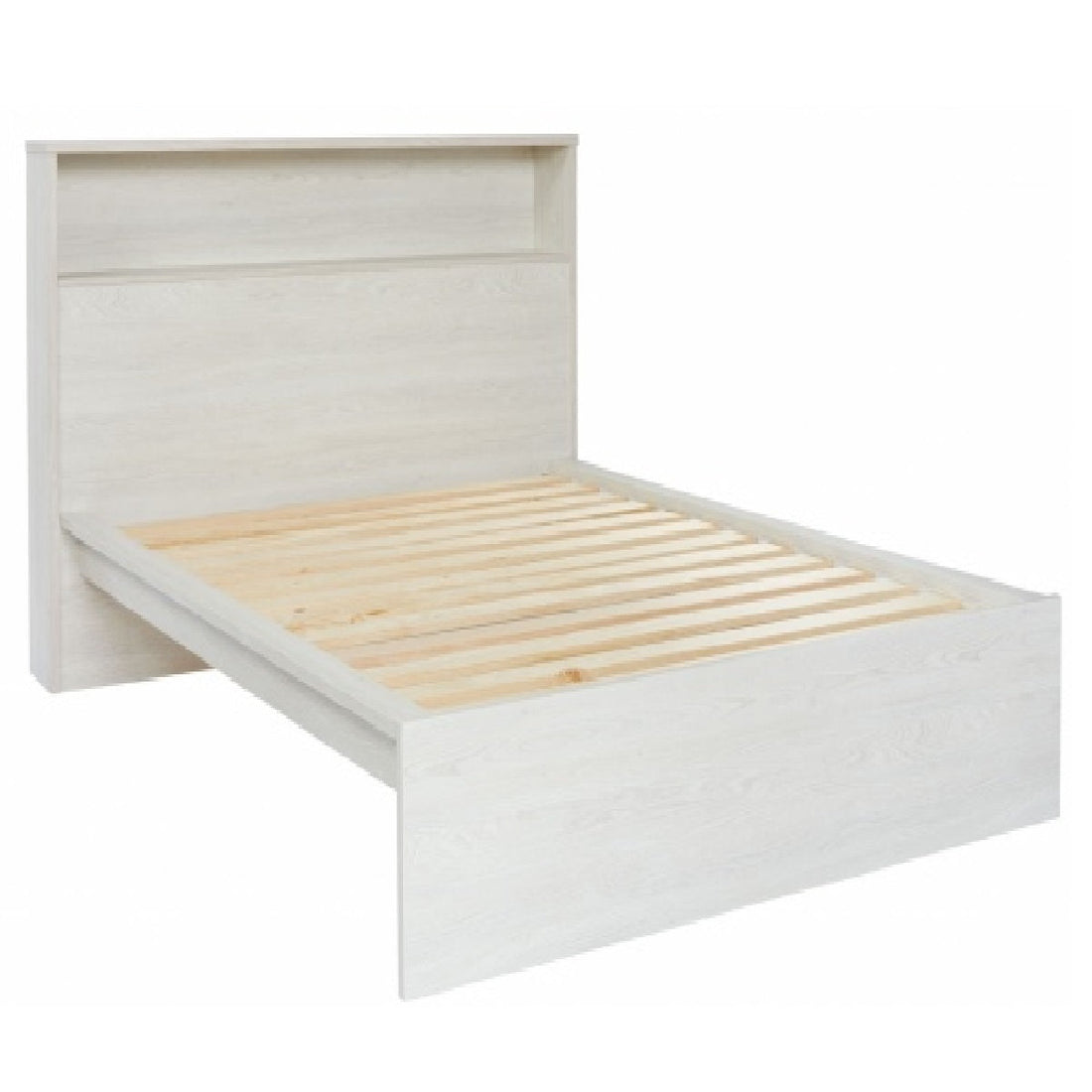 Atlas King Slat Bed with Storage Headboard