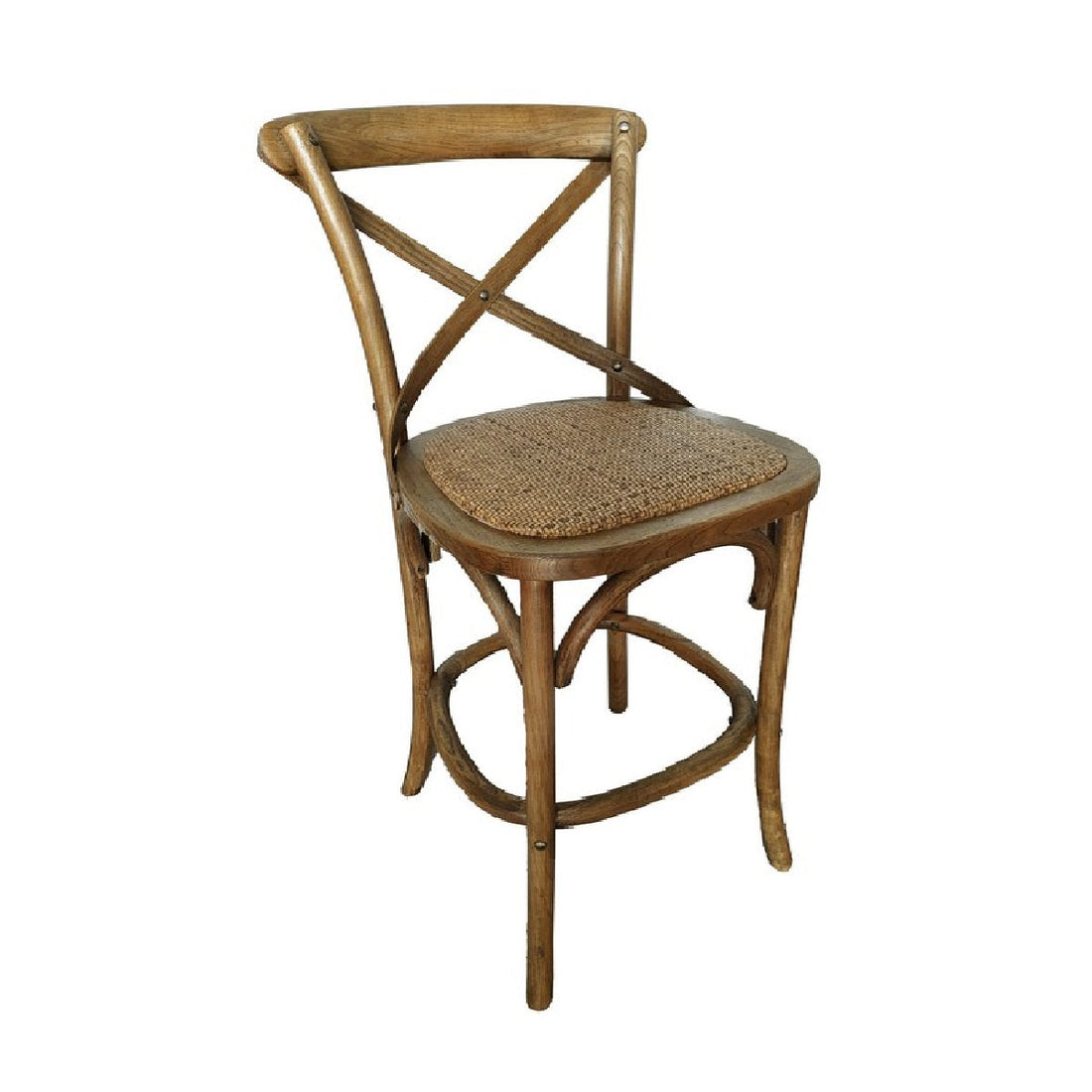 Cross- Back Barstool