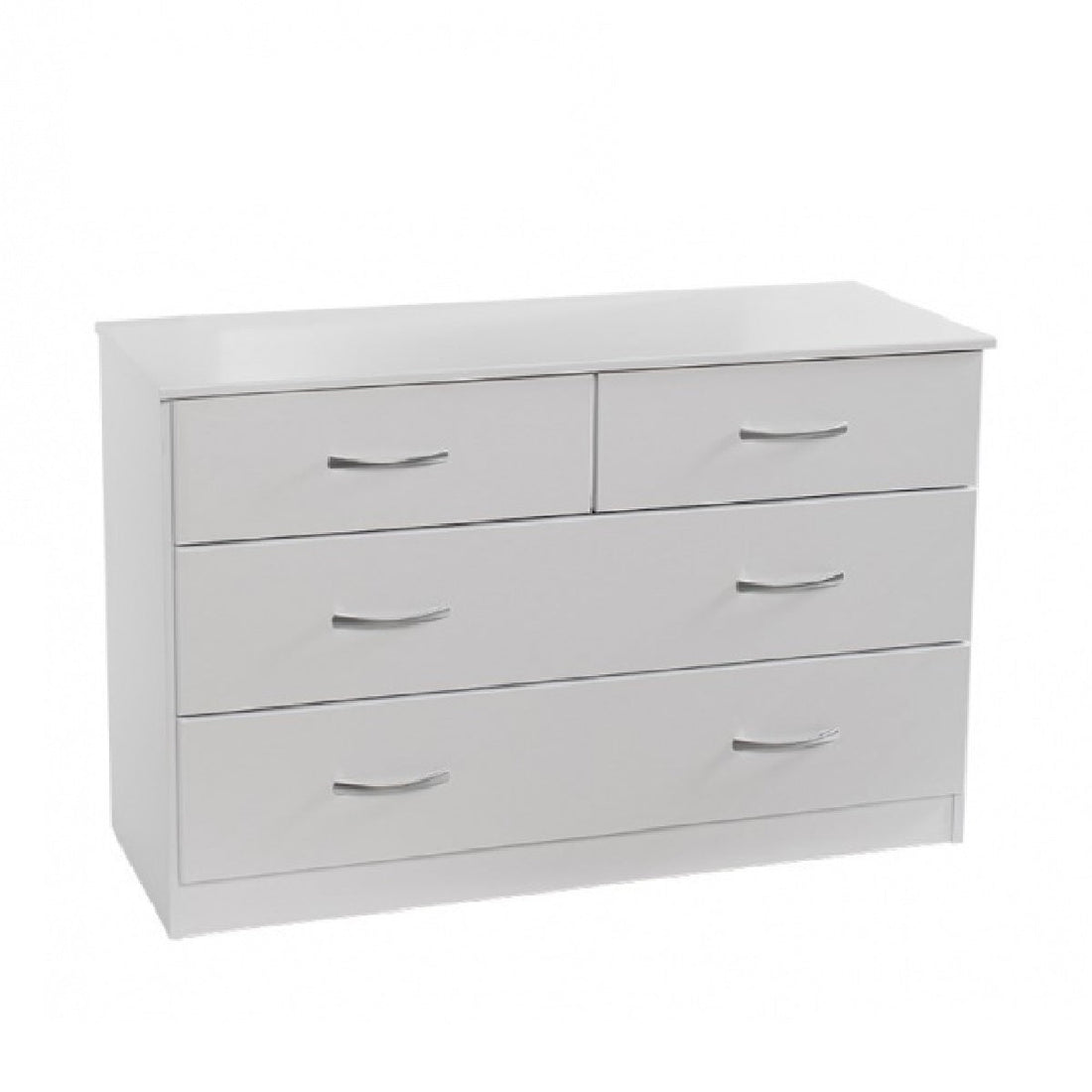 Mayson 4 Drawer Lowboy White