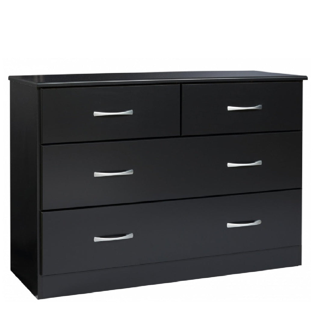 Mayson 4 Drawer Lowboy Black