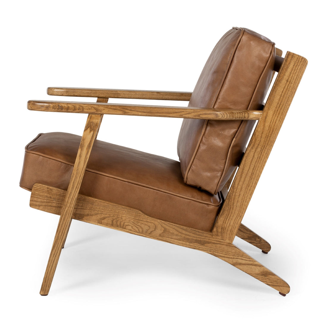 Hudson Armchair Tan Leather