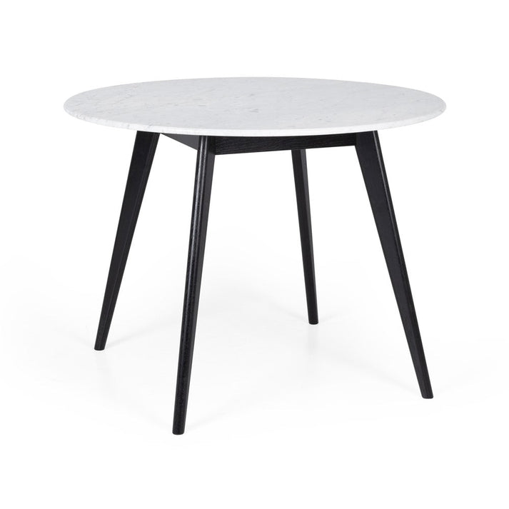 Radius 1m Marble Table Black Oak Leg | SuperPrice Furniture
