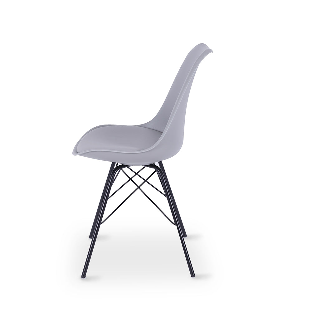 Rake Dining Chair Grey