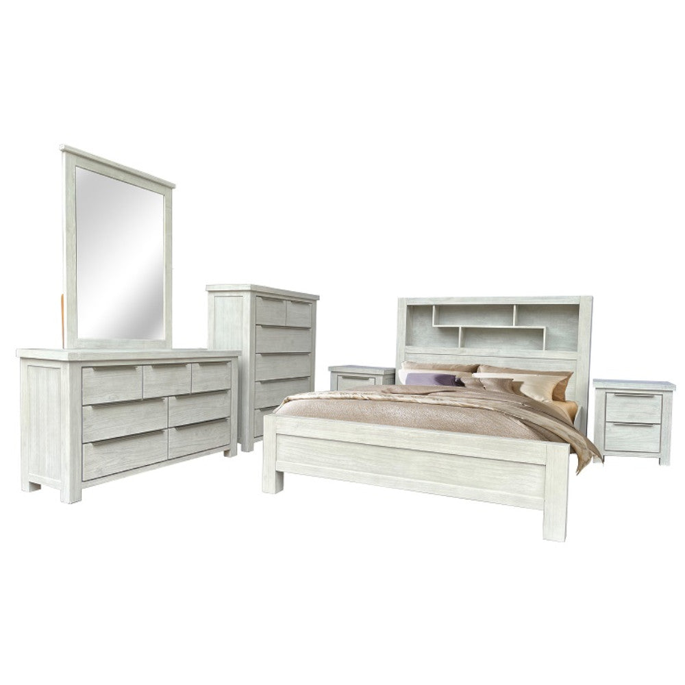 Mandy Queen bed with Bookcase