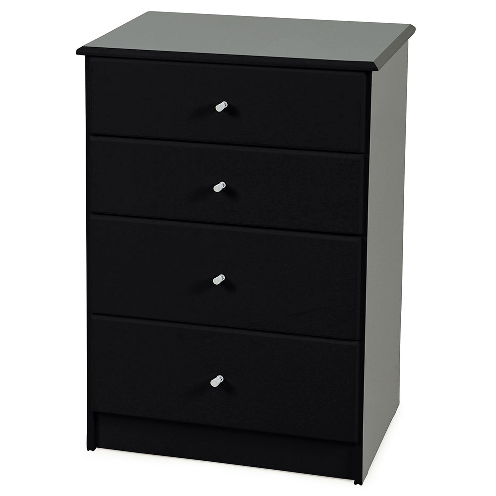 Kingston 4 Drawer Tallboy - Black