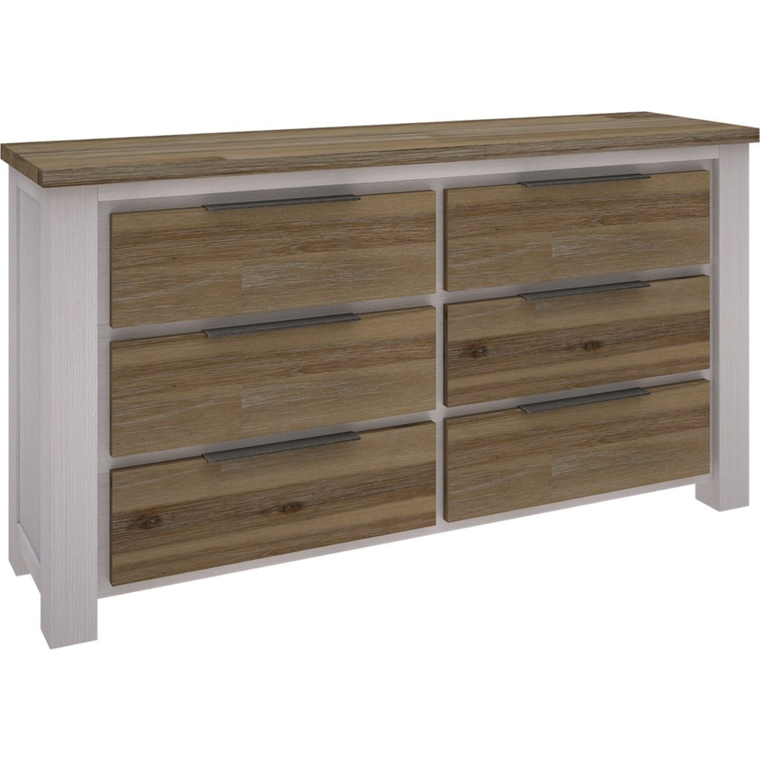 Fantail Dresser 6 Drawer