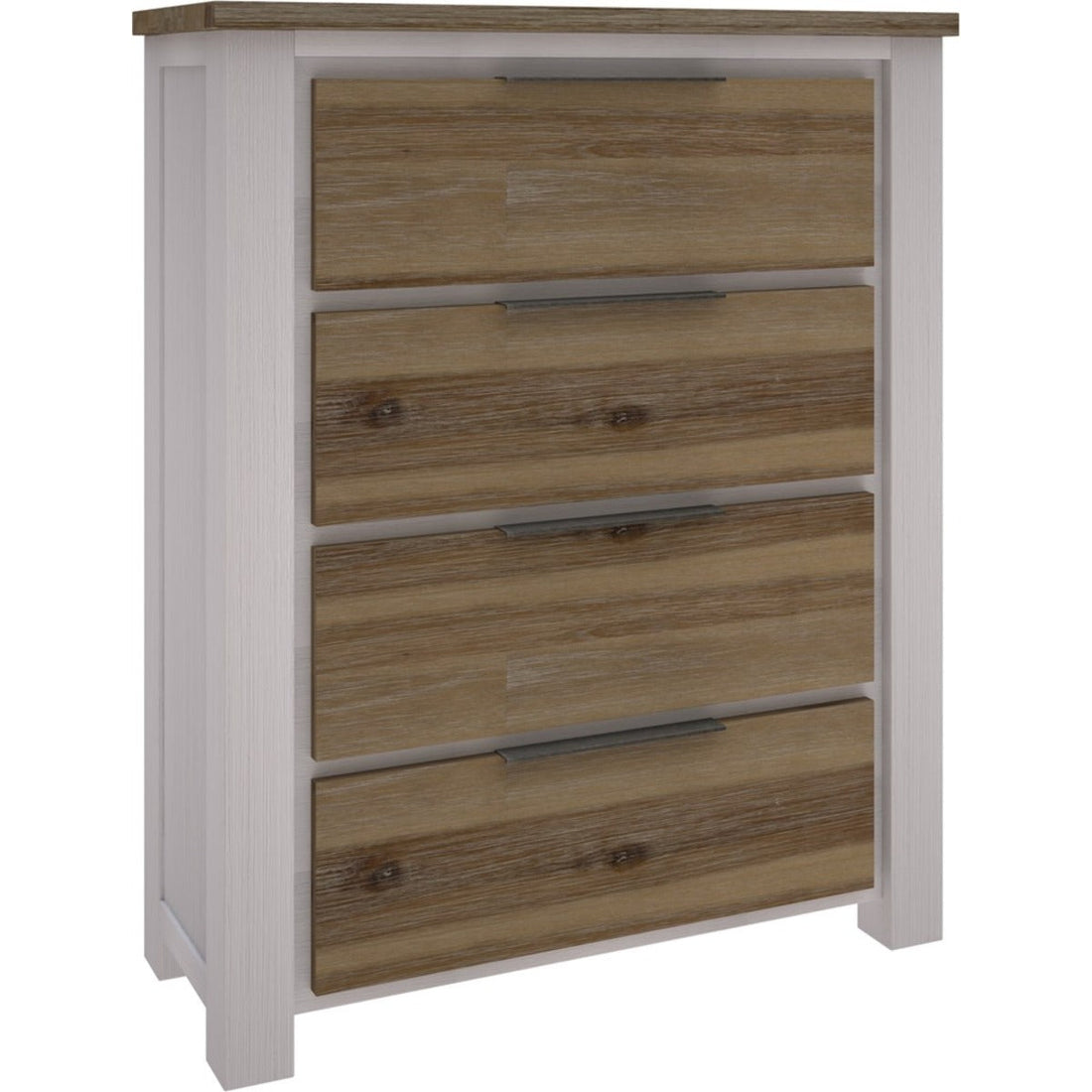 Fantail Tallboy 4 Drawer