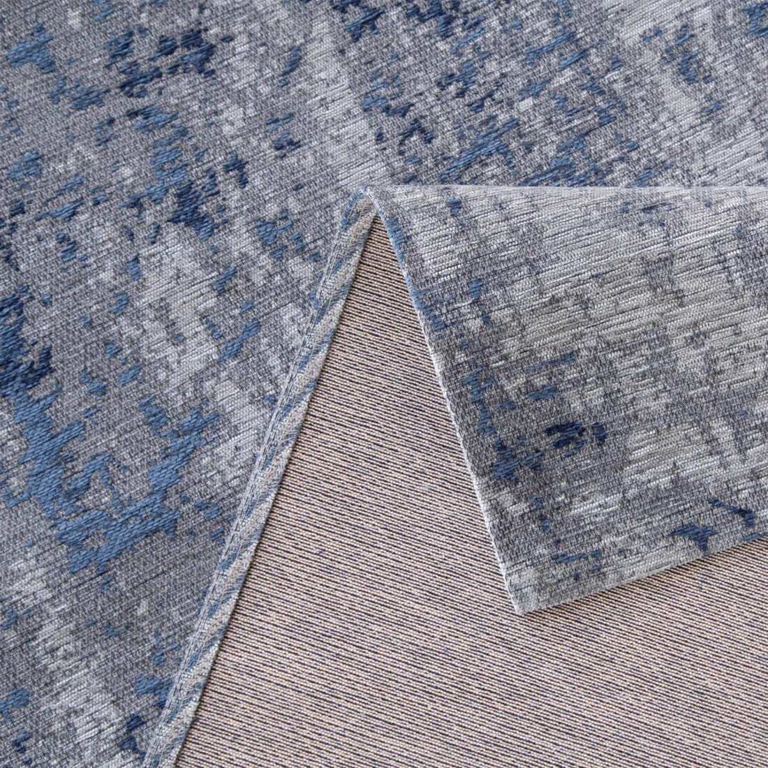 Austin Metallic Blue Rug