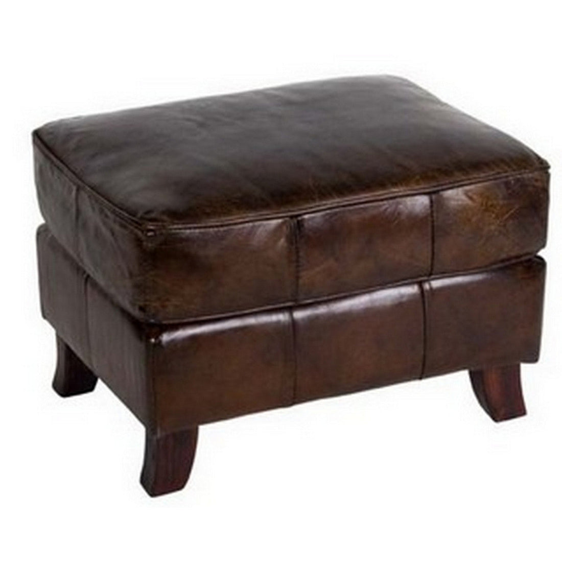 Curved Leg Ottoman Vintage Cigar