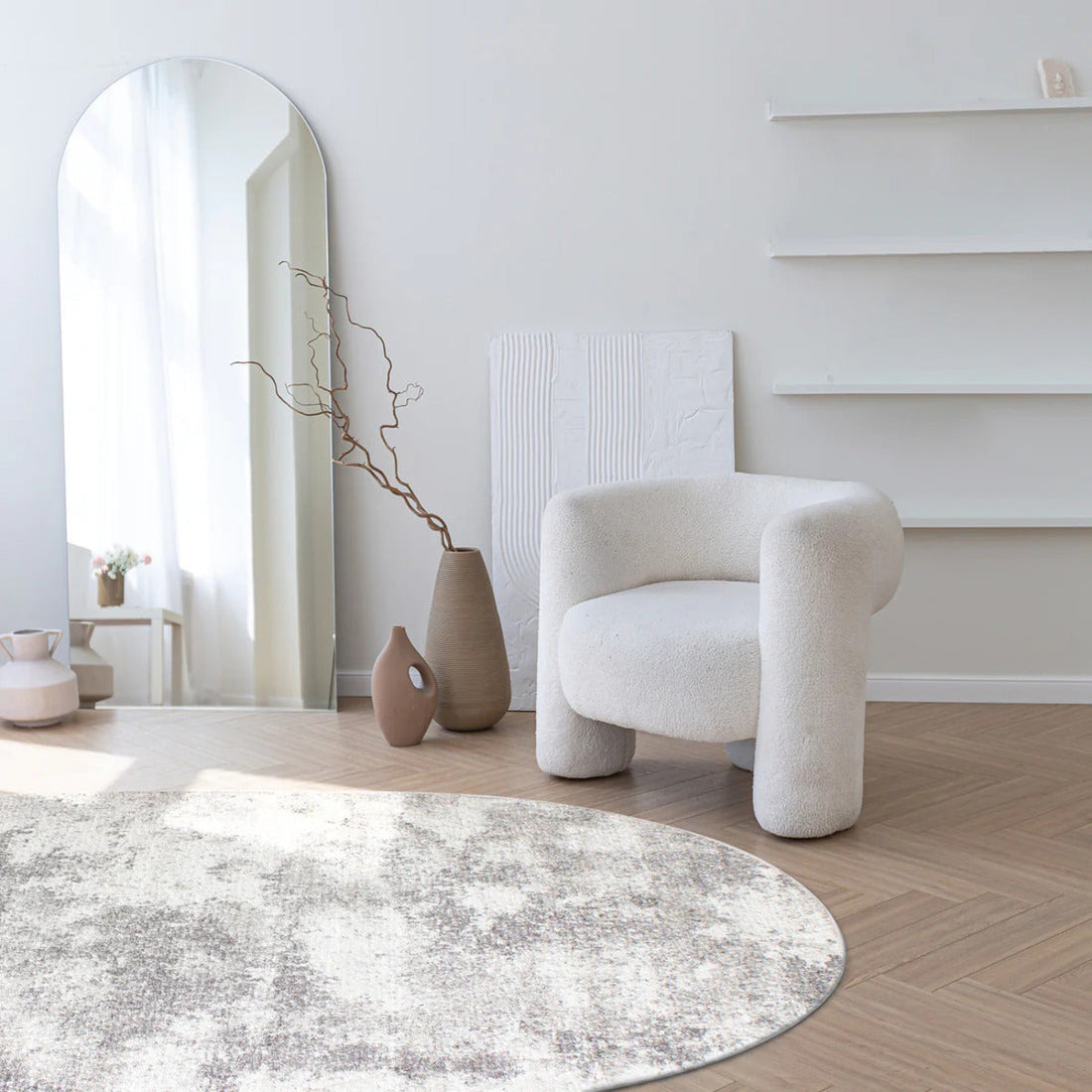 Embrace Cloud Oval Eco-Friendly Rug