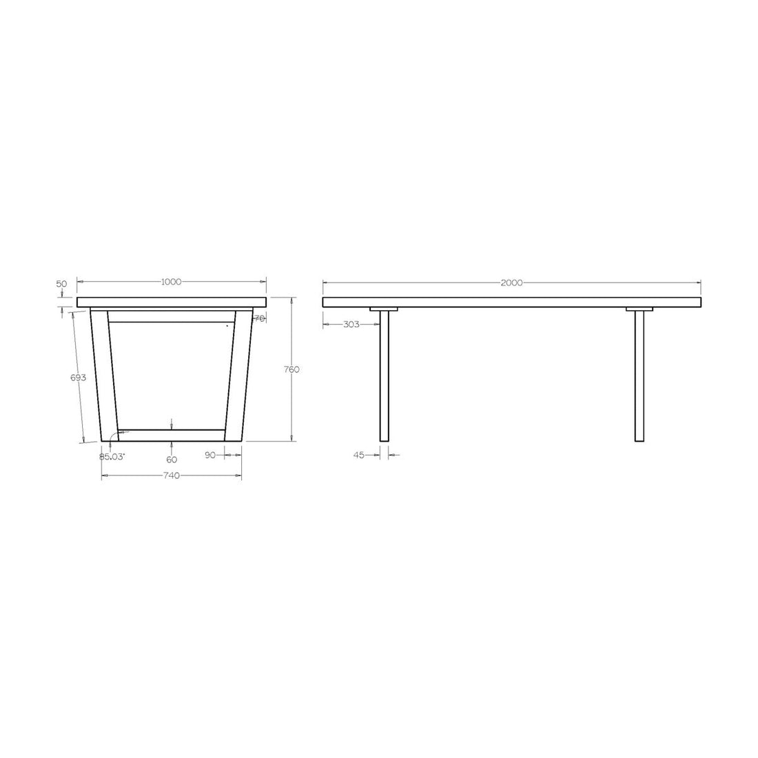 Marlborough Dining Table