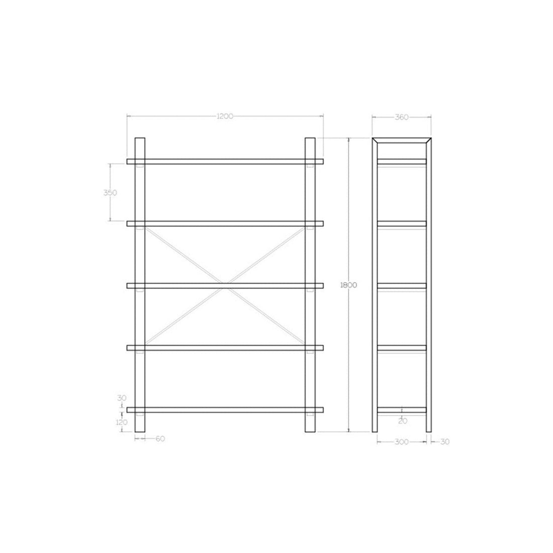 Marlborough Bookcase