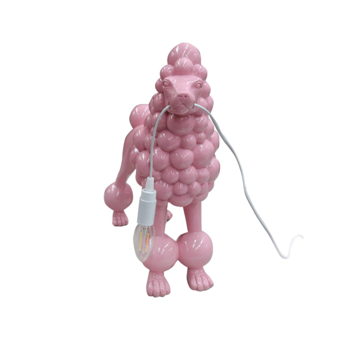 Pink Poodle Lamp