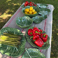 Melamine Cabbage Oval Platter 50cm