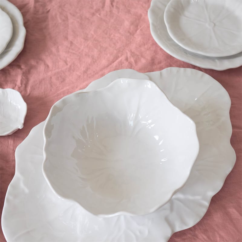 Melamine Cabbage Oval Platter 40cm