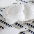Melamine Pearl Double Serving Bowl