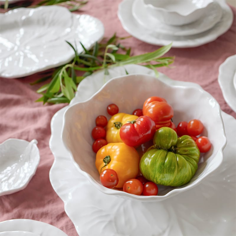 Melamine Cabbage Oval Platter 40cm