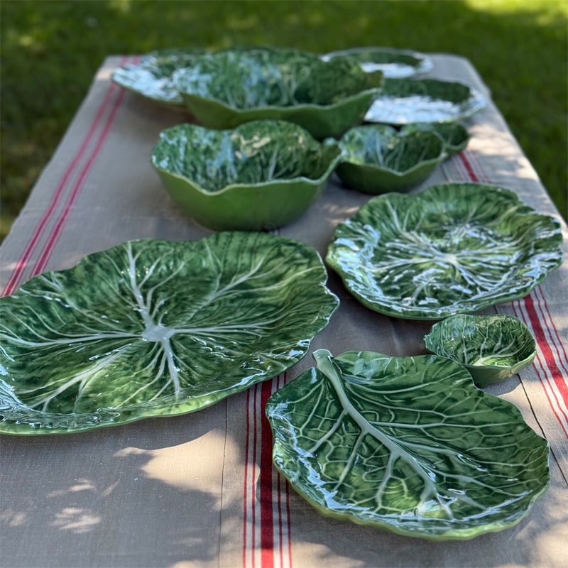 Melamine Cabbage Oval Platter 50cm